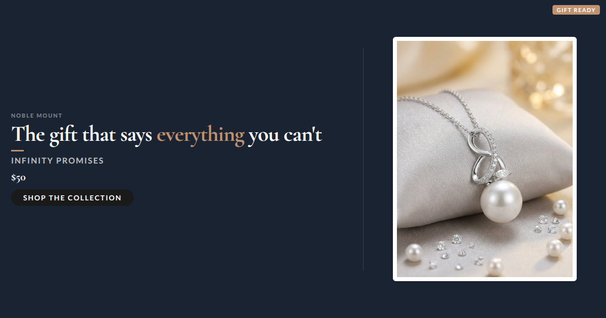 Noble Mount Facebook ad creative